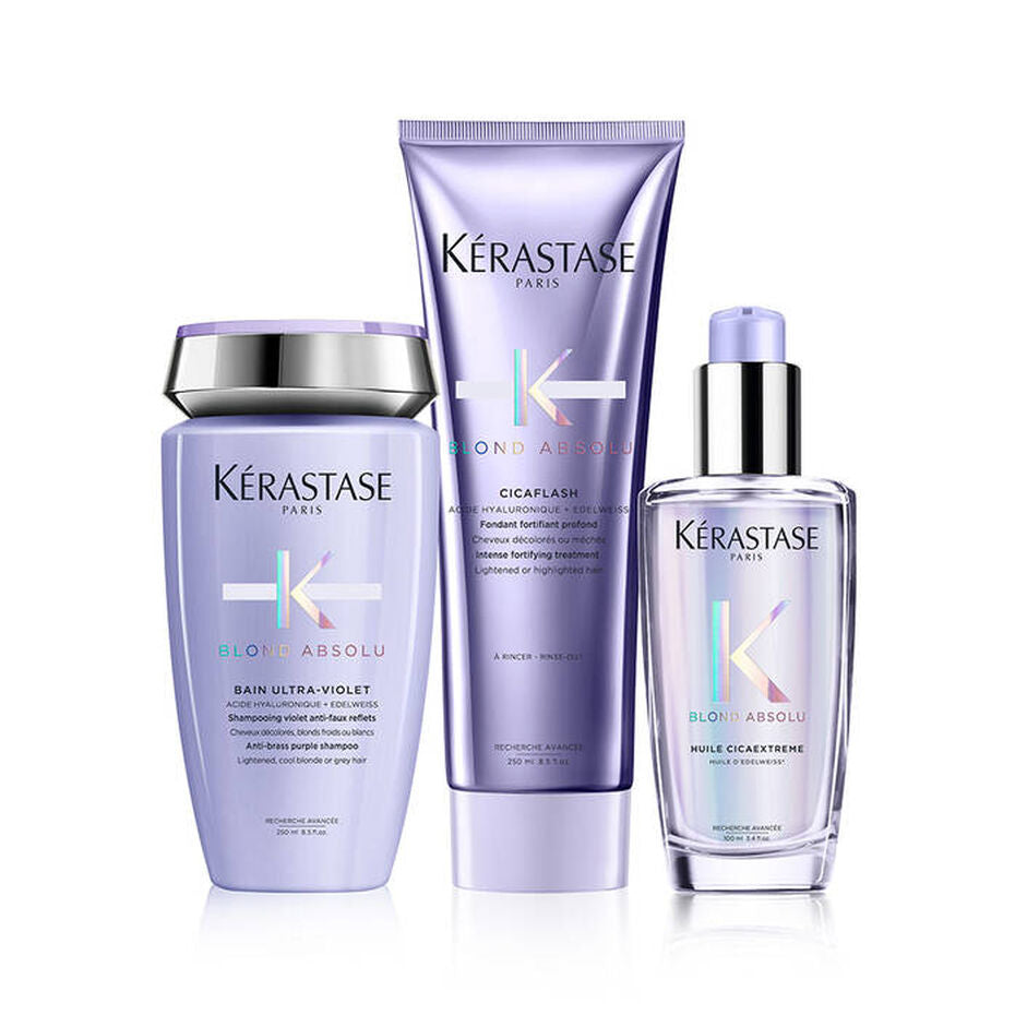 Routine Blond Absolu anti-reflets cuivrés