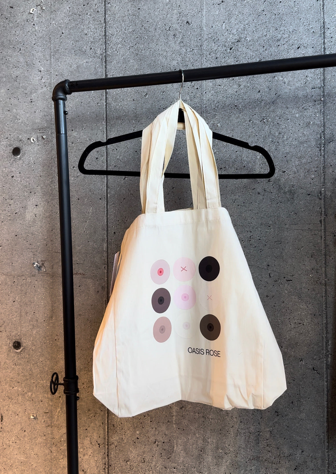 Sac Oasis rose (Tote bag)