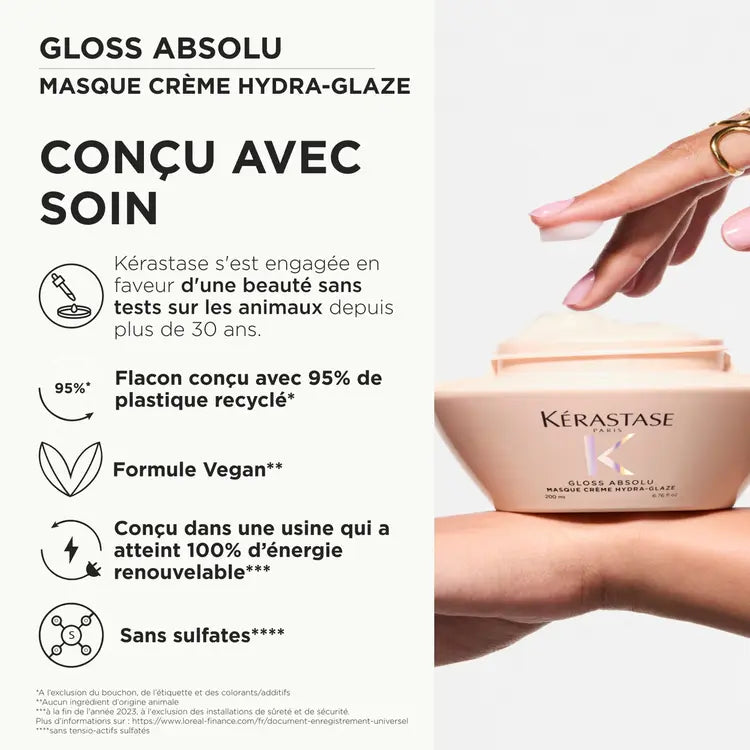 Gloss Absolu - Masque crème hydra-glaze - 200ml
