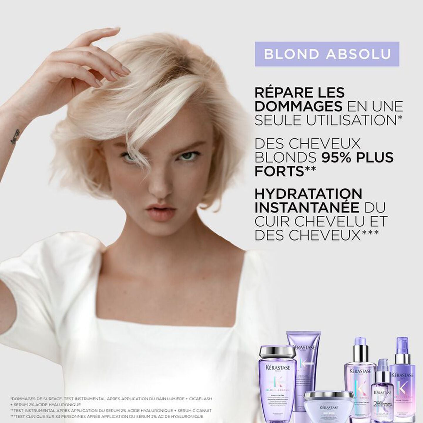 Spring duo - Ultra-Violet Absolute Blond
