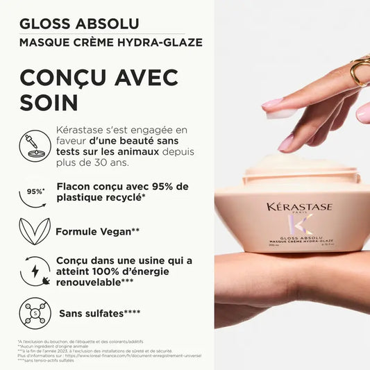 Gloss Absolu - Masque crème hydra-glaze - 200ml